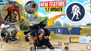 HOW TO ENABLE AND USE NEW PIGGYBACK FEATURE IN BGMIPUBG MOBILE  NEW CARRY FEATURE 17 UPDATE PUBG [upl. by Chui955]