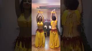 How to Bellydance Back Move ♥️ bellydance ytshorts trending [upl. by Neesay]