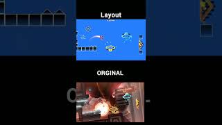 quotThe incineratorquot Layout VS original gd geometrydash [upl. by Lareena914]