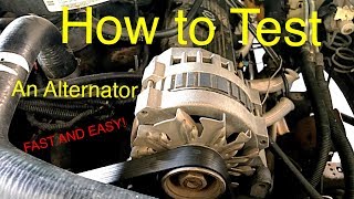 How to Test an Alternator fast and simple [upl. by Demp]