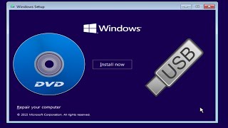 How to Install Windows 10817 from a DVD or USB drive [upl. by Eseerehs]