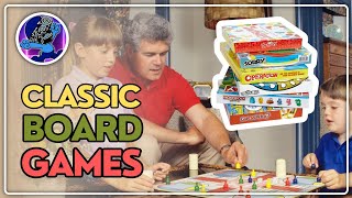 Nostalgic Board Games of The 70s 80s and 90s [upl. by Pomona344]