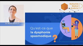 La dysphonie spasmodique et linjection de toxine botulique [upl. by Sarad]