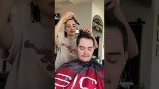 barber haircuttingsound barbershop clippercut haircut cleancut hairstyle shaving fadecut [upl. by Vivyanne]