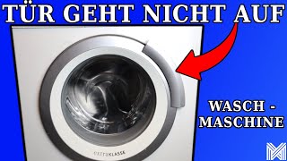 Waschmaschinen Tür geht nicht auf  Notentriegelung Waschmaschine  Maschine lässt sich nicht öffnen [upl. by Fotzsyzrk407]