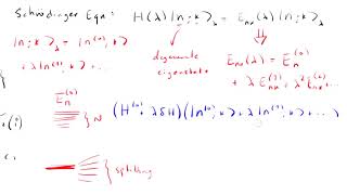 Degenerate Perturbation Theory  1 [upl. by Alleyne150]