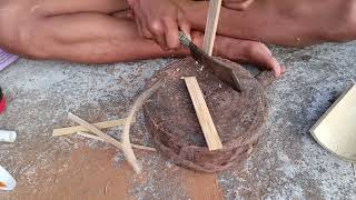 DARI BATOK KELAPA MENJADI KERAJINAN YANG BERMANFAAT diy kerajinantangan woodcrafts [upl. by Yrrab]