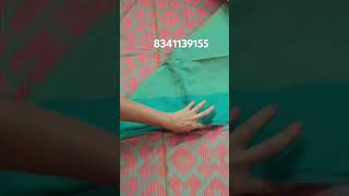 Red and green combination saree with blouse [upl. by Rodrigo]