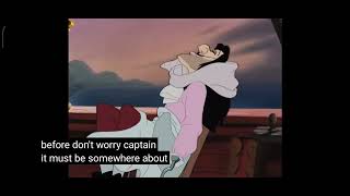 Peter Pan 1953 Captain James Hook and Mr Smee The Jolly Roger [upl. by Anetsirhc]