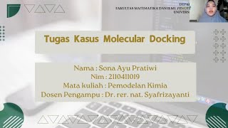 Molecular Docking Protein PARP dan Ligan Talazoparib [upl. by Concoff]