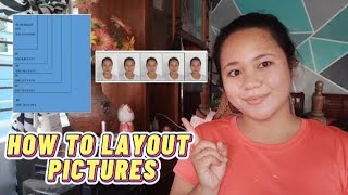 HOW TO LAYOUT WALLET SIZE3R4R5R6R8R AND PASSPORT SIZE PICTURE [upl. by Ahsinat]