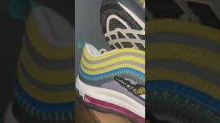 Nike air max 97 SE air sprung iron grey unboxing 🍄 [upl. by Serle766]