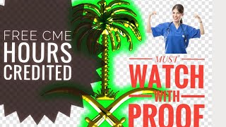 HOW TO GET 30HOURS CME SAUDI MOH NURSES FREE HOURS✅💯 [upl. by Gladdie]