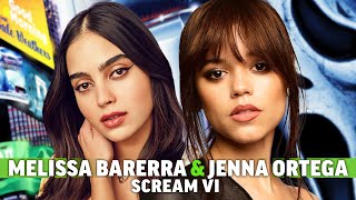 Scream 6 Interview Jenna Ortega and Melissa Barrera [upl. by Genvieve]