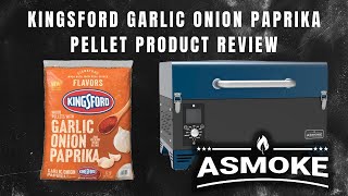 Kingsford Garlic Onion Paprika Pellet Product Review plus Asmoke 300 Pellet Hopper Mod [upl. by Ellersick]