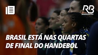 O handebol feminino está classificado para a próxima fase dos Jogos Olímpicos  RB em Paris [upl. by Nodab356]