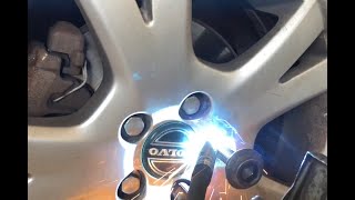 HOW TO REMOVE WHEEL LOCKS WITHOUT A KEY TOOL zmmotors1 [upl. by Peppie]