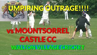 WALTON VILLAGE CRICKET  Dans trousers fall down Funny village cricket vs Mountsorrel Castle CC [upl. by Einyaj]