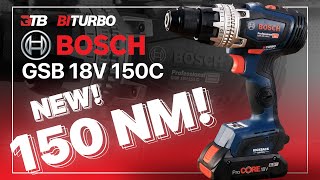 😱NEUES MONSTER VON BOSCH 2021 AKKU SCHLAGBOHRSCHRAUBER GSB 18V 150 C im HÄRTETEST Review  bosch [upl. by Sllew]