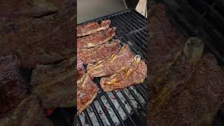 Grilled Flanken Short Ribs gamedayfood [upl. by Ramraj]