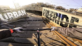 INSANE URBAN FREERIDE vs 26quot DIRT JUMPER PT2 [upl. by Ocire]