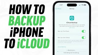 How to Backup your iPhone to iCloud in 2023 [upl. by Allis924]