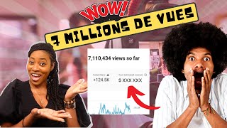 Combien YouTube ma payé pour 7 millions de vues [upl. by Sixel]