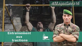 Entrainement aux tractions avec le Major Gérald [upl. by Joacimah]