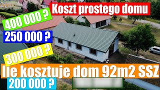 Ile kosztuje budowa prostego domu 92 m2  Podsumowanie SSZ  budowa 22 [upl. by Mendez893]