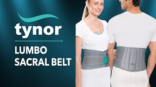 Tynor Lumbo Sacral Belt A05 for providing comfortable support to lower back pain [upl. by Euqirdor]