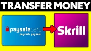 How To Transfer Money from Paysafecard to Skrill 2024 [upl. by Barraza37]