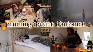 VLOGTOBER 4  MORNING ROUTINE DAUTOMNE 🍁🐻🪵 [upl. by Savick254]