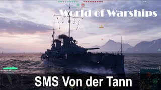 SMS Von der Tann — German Tier III battleship  World of Warships [upl. by Jarrell]