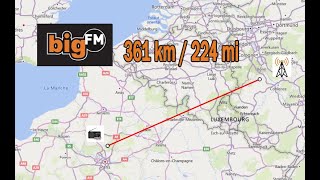 DXFM Big FM RheinlandPfalz 361 km to Chantilly  France  Qodosen SR286 [upl. by Eartnoed]