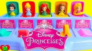 Princess Pop Up Surprises Ariel Cinderella Belle With Colors and Counting [upl. by Entsirhc]