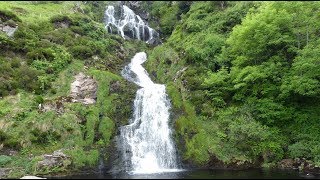 ASSARANCA WATERFALL  ARDARA  COUNTY DONEGAL  IRELAND [upl. by Winsor276]