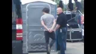 Harry Styles Irish dances while waiting for toilet [upl. by Yssirhc]