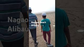 Nagaon Beach Alibaug with family nagaonbeach alibaugbeach maharashtratourism travel viral [upl. by Ellesirg]