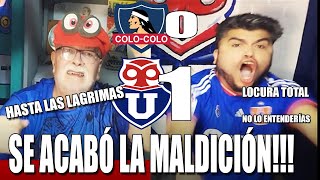 Colo Colo 0 vs U de Chile 1 ¡histórico Abuelo y su hijo lloran [upl. by Attelrac270]