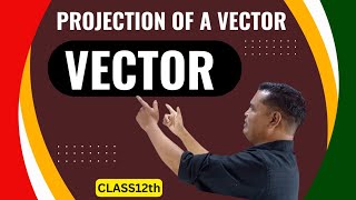 VECTOR  PROJECTION OF A VECTOR  HERO OF MATHS vectorclass12 [upl. by Adnerb80]