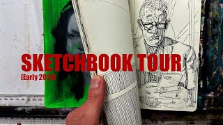 Sketchbook Tour  Drawing Every Day Early 2023 [upl. by Areemas]