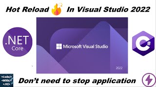 Hot reload in Visual Studio 2022 [upl. by Yhcir]