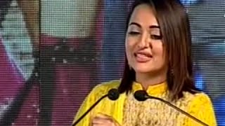 Sonakshi Sinha Speech  Lingaa Telugu Audio Launch [upl. by Ecnal]