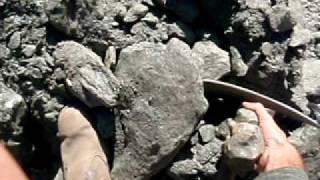 Digging for Giant Garnet crystals Broken Hill NSW Australia [upl. by Nerraw]