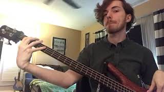 Yussef Kamaal  Strings of Light BassGuitar Cover lite [upl. by Otrebliw]