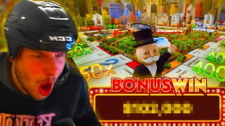 INSANE SESSION ON THE MONOPOLY LIVE GAME [upl. by Namyl]