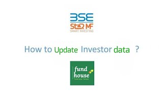 Bse Star MF  Updation of Client data [upl. by Akenihs]