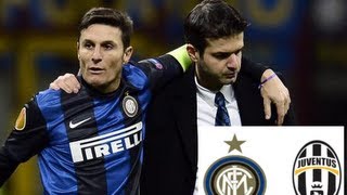 IMITAZIONE STRAMACCIONI E ZANETTI  INTER JUVE [upl. by Enialahs383]