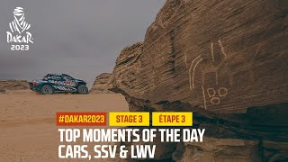 Cars Top moments  Étape 3  Stage 3  Dakar2023 [upl. by Ecila]