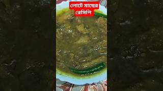 লোটে মাছের রেসিপি। lote lote fish recipe lote macher jhal [upl. by Isbel]